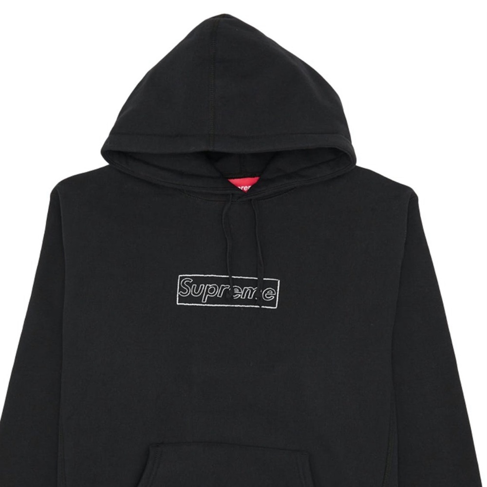 Supreme KAWS Chalk Logo Hooded Sweatshirt